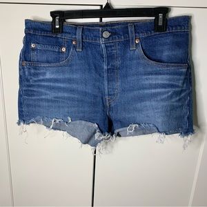 Women’s Levi’s 501 Cut Off Denim Shorts